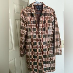100% polyester print jacket